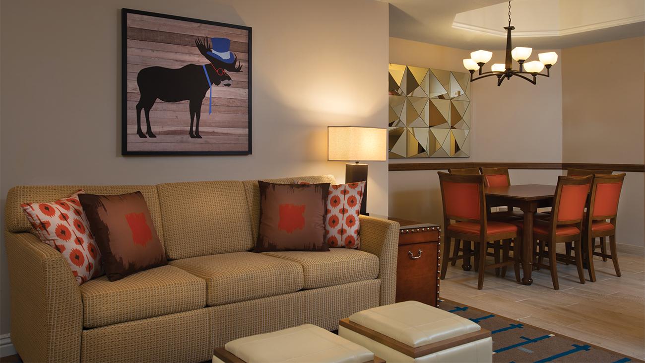Living Room and Dining Room